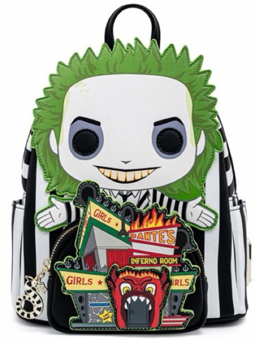 Loungefly Beetlejuice Character Mini backpack